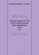 Annual reports of the Town of Barnstead, New Hampshire, 