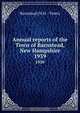 Annual reports of the Town of Barnstead, New Hampshire, 