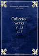 Collected works, Robert Louis Stevenson 