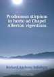Prodromus stirpium in horto ad Chapel Allerton vigentium, Richard Anthony Salisbury 