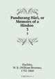 Pandurang Hari, or Memoirs of a Hindoo, William Browne Hockley 