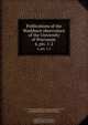 Publications of the Washburn observatory of the University of Wisconsin, 