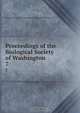 Proceedings of the Biological Society of Washington, 