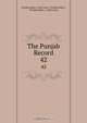 The Punjab Record, India. Chief Court 