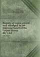 Reports of cases argued and adjudged in the Supreme Court of the United States, 