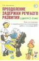 Преодоление задержки речевого развития у детей 2-3 лет. Диагностическая и коррекционно-воспитательная работа логопеда ДОУ. А5, Шемякина Ольга Владимировна 