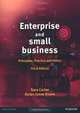 Enterprise and Small Business: Principles, Practice and Policy, 