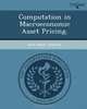 Computation in Macroeconomic Asset Pricing., Eric Mark Aldrich 