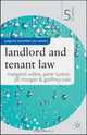 Landlord and Tenant Law (Palgrave Law Masters), Margaret Wilkie, Godfrey Cole, Peter Luxton, Jill Morgan 