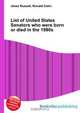 List of United States Senators who were born or died in the 1980s, Jesse Russell 