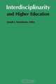 Interdisciplinarity and Higher Education, 