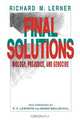 Final Solutions, Richard M. Lerner 