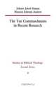The Ten Commandments in Recent Research, Johann Jakob Stamm 