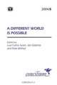Concilium 2004/5 a Different World Is Possible, 