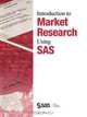 Introduction to Market Research Using SAS(R), SAS Institute 