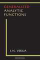 Generalized Analytic Functions, I. N. Vekua 