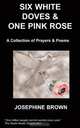 Six White Doves & One Pink Rose, J Brown 