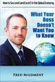 What Your Boss Doesn
