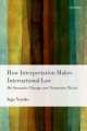 How Interpretation Makes International Law, Ingo Venzke 