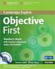 Objective First: B2: Teacher