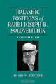 Halakhic Positions of Rabbi Joseph B. Soloveitchik, Aharon Ziegler 