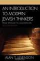 An Introduction to Modern Jewish Thinkers, Alan T. Levenson 