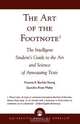 The Art of the Footnote, Francis A. Burkle-Young 