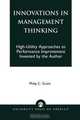 Innovations in Management Thinking, Philip C. Grant 
