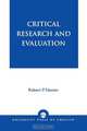 Critical Research and Evaluation, Robert P. Nestor 