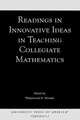 Readings in Innovative Ideas in Teaching Collegiate Mathematics, Mohammad H. Ahmadi 