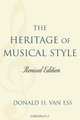 The Heritage of Musical Style, Donald H. Van Ess 