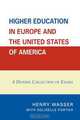 Higher Education in Europe and the United States of America, Henry Wasser 