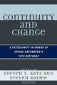 Continuity and Change, Steven Katz 