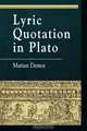 Lyric Quotation in Plato, Marian Demos 