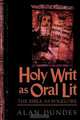 Holy Writ as Oral Lit, Alan Dundes 