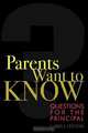 Parents Want to Know, Larry J. Stevens 