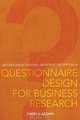 Questionnaire Design for Business Research, Carey V. Azzara 