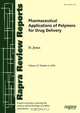 Pharmaceutical Applications of Polymers for Drug Delivery, D. Jones 