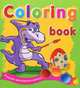 Coloring book. Динозаврики. Книжка-раскраска + краска, 