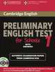 Cambridge Preliminary English Test for Schools 1: Student
