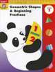The Learning Line Workbook. Geometric Shapes and Fractions, Grade 1, 