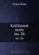 Kathlamet texts, Franz Boas 