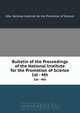 Bulletin of the Proceedings of the National Institute for the Promotion of Science, 