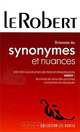 Dictionnaire des synonymes et nuances, 