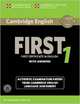 Cambridge English First 1 for Revised Exam from 2015 Student's Book Pack (Student's Book with Answers): Authentic Examination Papers. Language Assessment (+ Audio CD), 