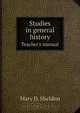 Studies in general history: Teacher