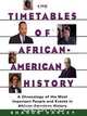 The Timetables of African-American History, Sharon Harley 