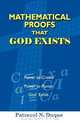 Mathematical Proofs That God Exists, Patrocel N. Duque 