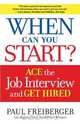 When Can You Start?, Paul Freiberger 