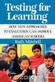 Testing for Learning, Ruth Mitchell 